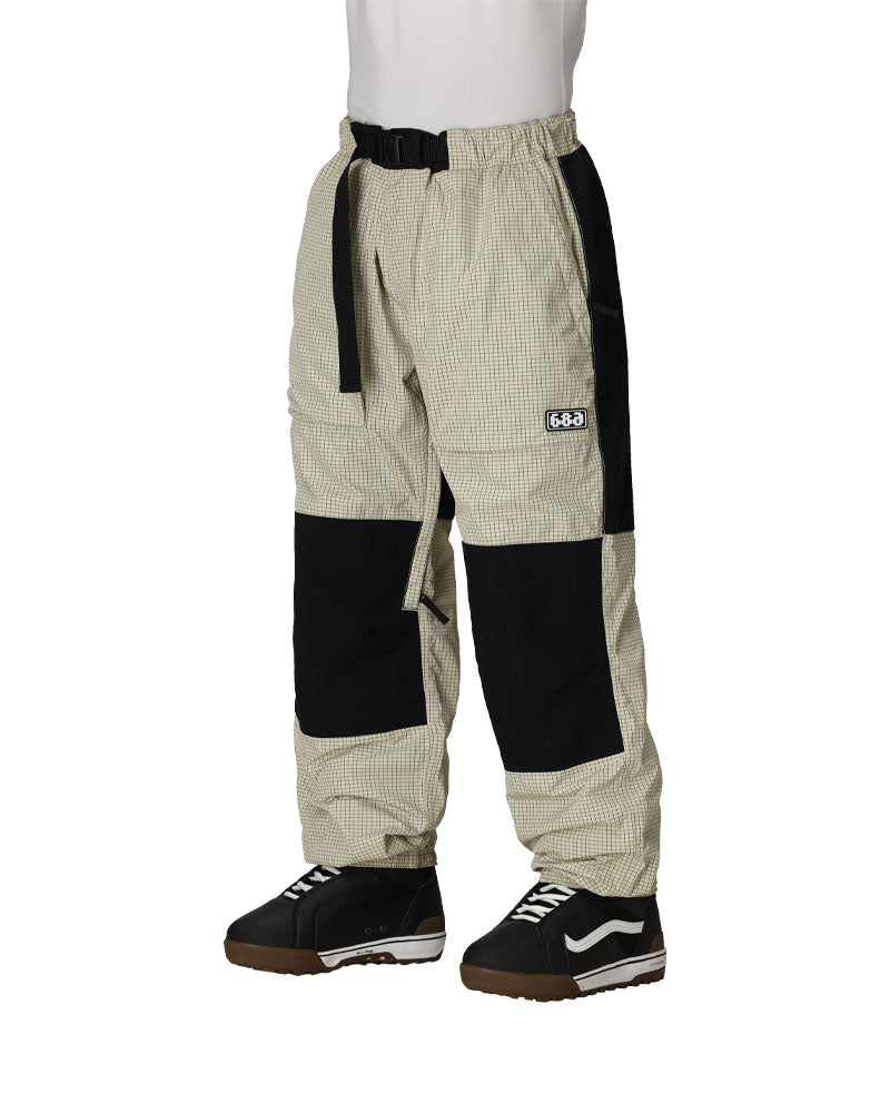 686 Men's Ghost 2.5L Pant Limestone Grid 2026