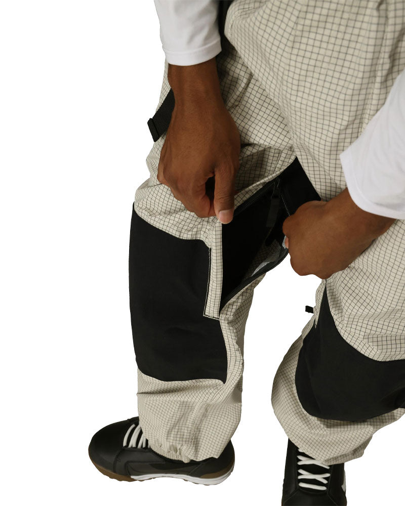 686 Men's Ghost 2.5L Pant Limestone Grid 2026