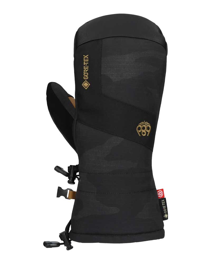 686 Men's Gore-Tex Linear Mitt Black Camo 2026