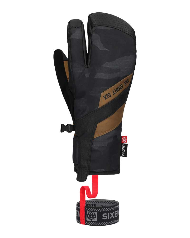 686 Men's Hawkeye Trigger Mitt Black Camo 2026