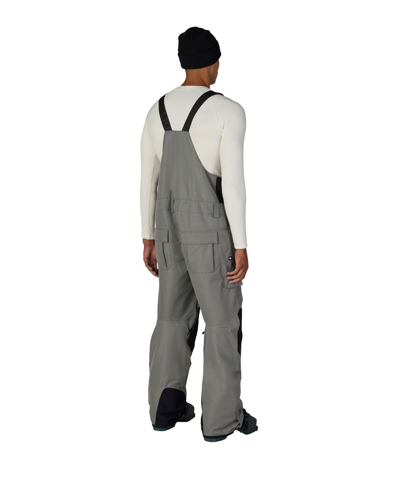 686 Men's Hot Lap Insulated Bib Pant Rhino Grey Colorblock 2027