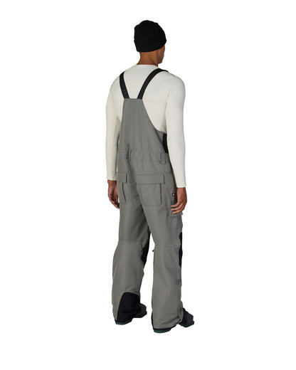 686 Men's Hot Lap Insulated Bib Pant Rhino Grey Colorblock 2027