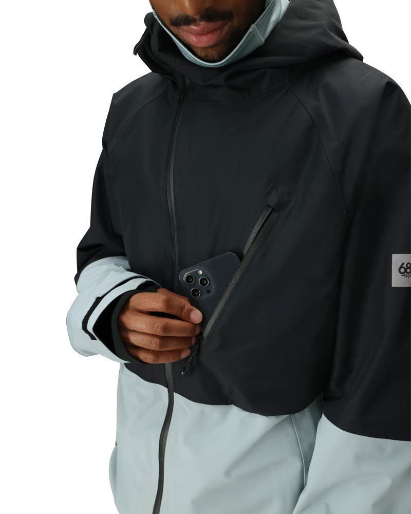 686 Men's Hydra Thermagraph® Jacket Dusty Marine Colorblock 2026