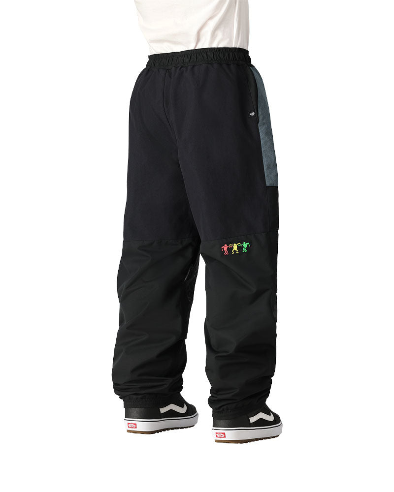 686 Mens Keith Haring Ghost Pant Denim Colorblock 2025 – The