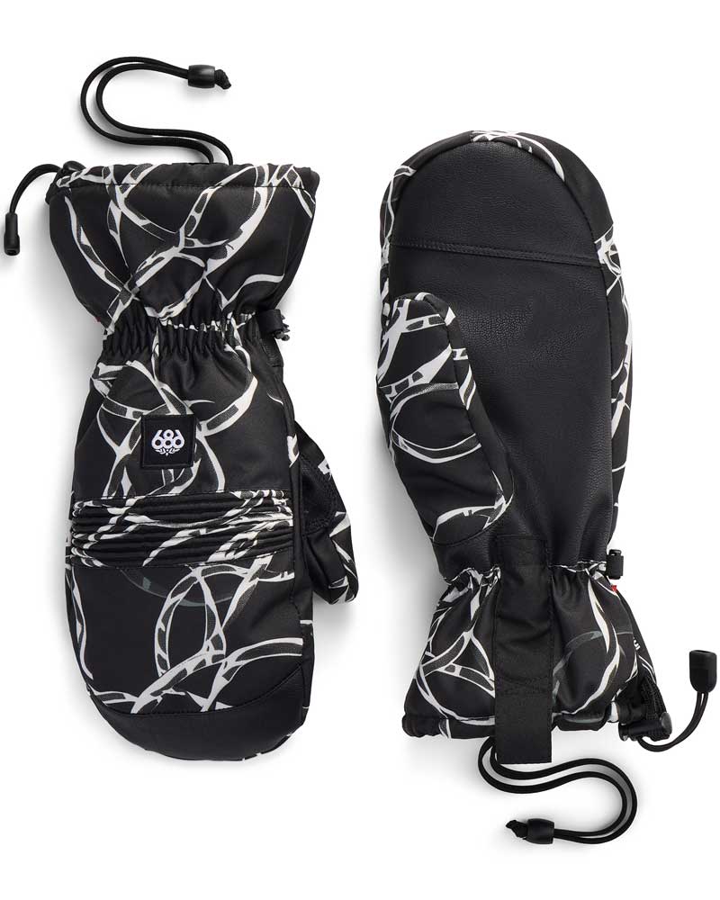 686 Men's Lander Mitt Black Wire 2027