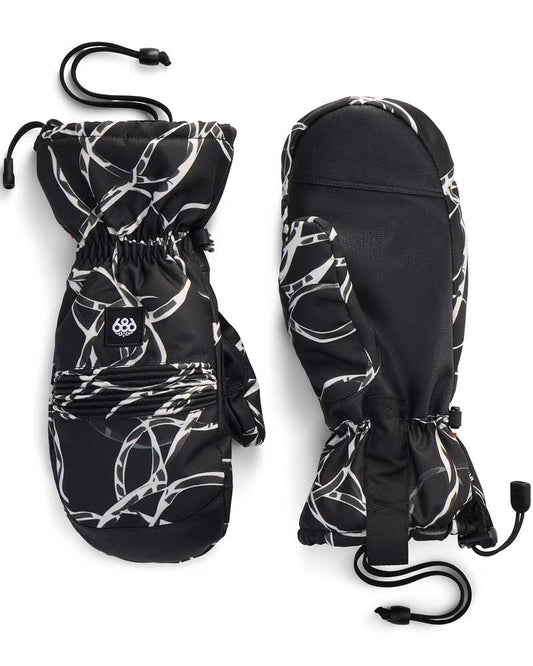 686 Men's Lander Mitt Black Wire 2027