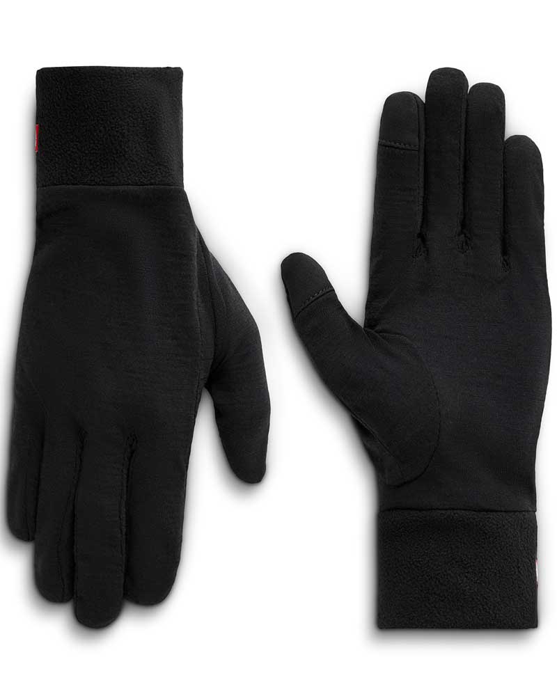 686 Men's Merino Wool Glove Liner Black Heather 2027