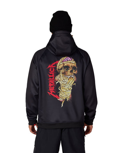 686 Men's Metallica Bonded Fleece Pullover Hoodie Metallica Black 2027