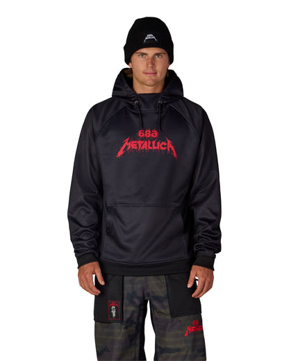 686 Men's Metallica Bonded Fleece Pullover Hoodie Metallica Black 2027