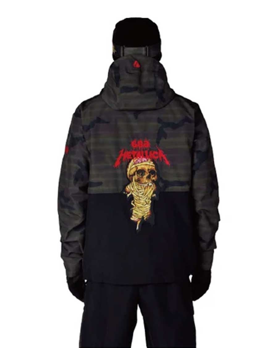 686 Men's Metallica One Insulated Jacket Metallica Camo 2027