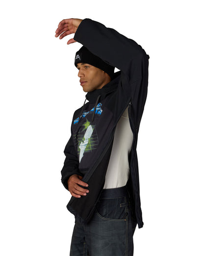 686 Men's Metallica Waterproof Hoodie Metallica Black 2027