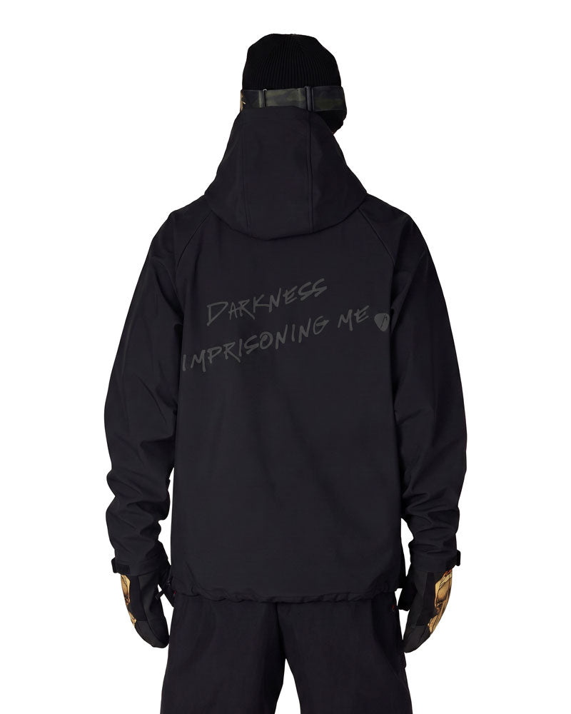686 Men's Metallica Waterproof Hoodie Metallica Black Pushead 2027