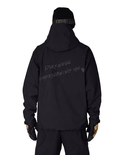 686 Men's Metallica Waterproof Hoodie Metallica Black Pushead 2027