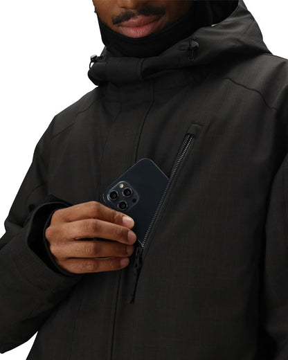 686 Men's Nightline Insulated Jacket Black Herringbone 2026