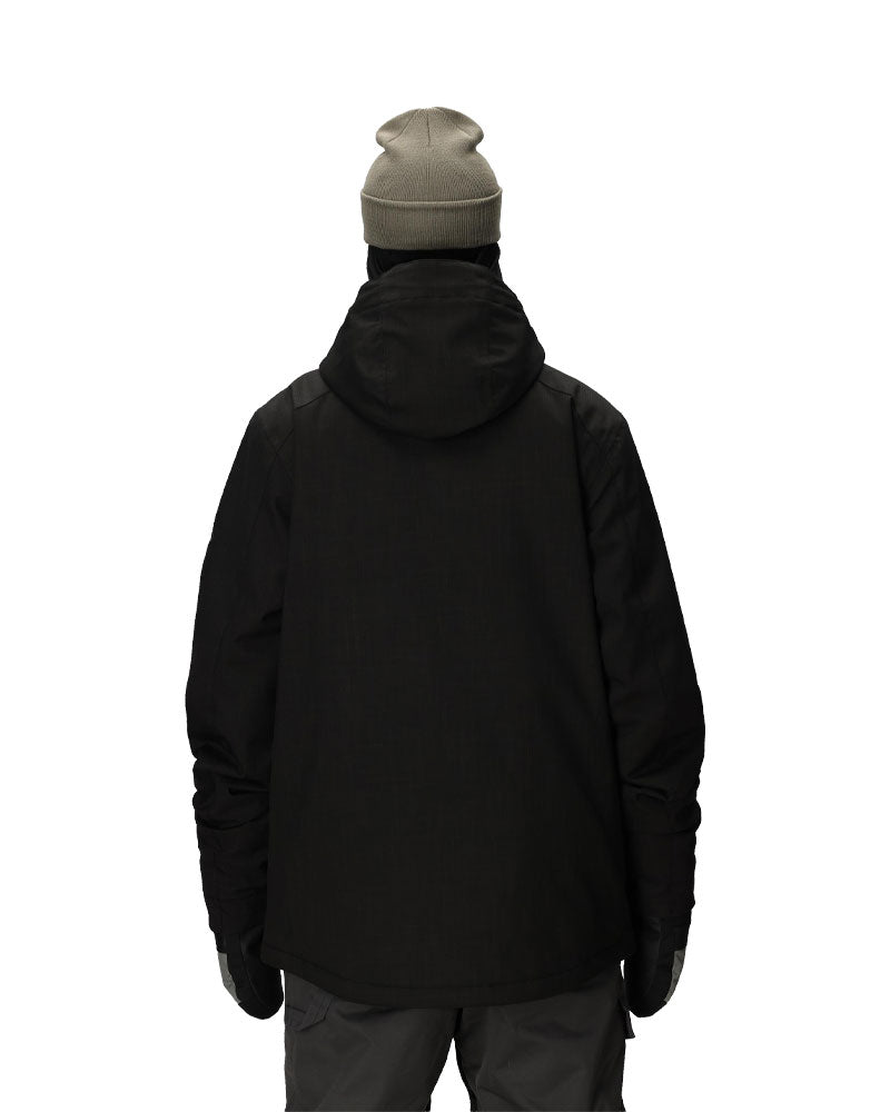 686 Men's Nightline Insulated Jacket Black Herringbone 2026