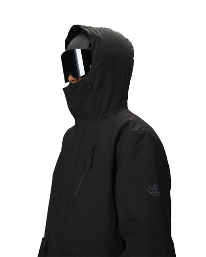 686 Men's Nightline Insulated Jacket Black Herringbone 2026