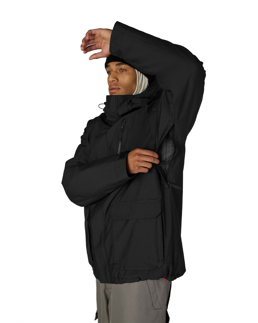 686 Men's Nightline Insulated Jacket Black 2027