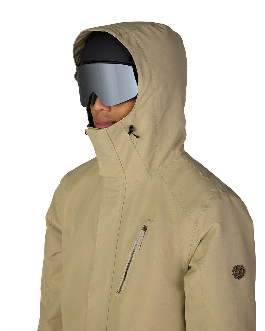 686 Men's Nightline Insulated Jacket Khaki Ripstop 2027