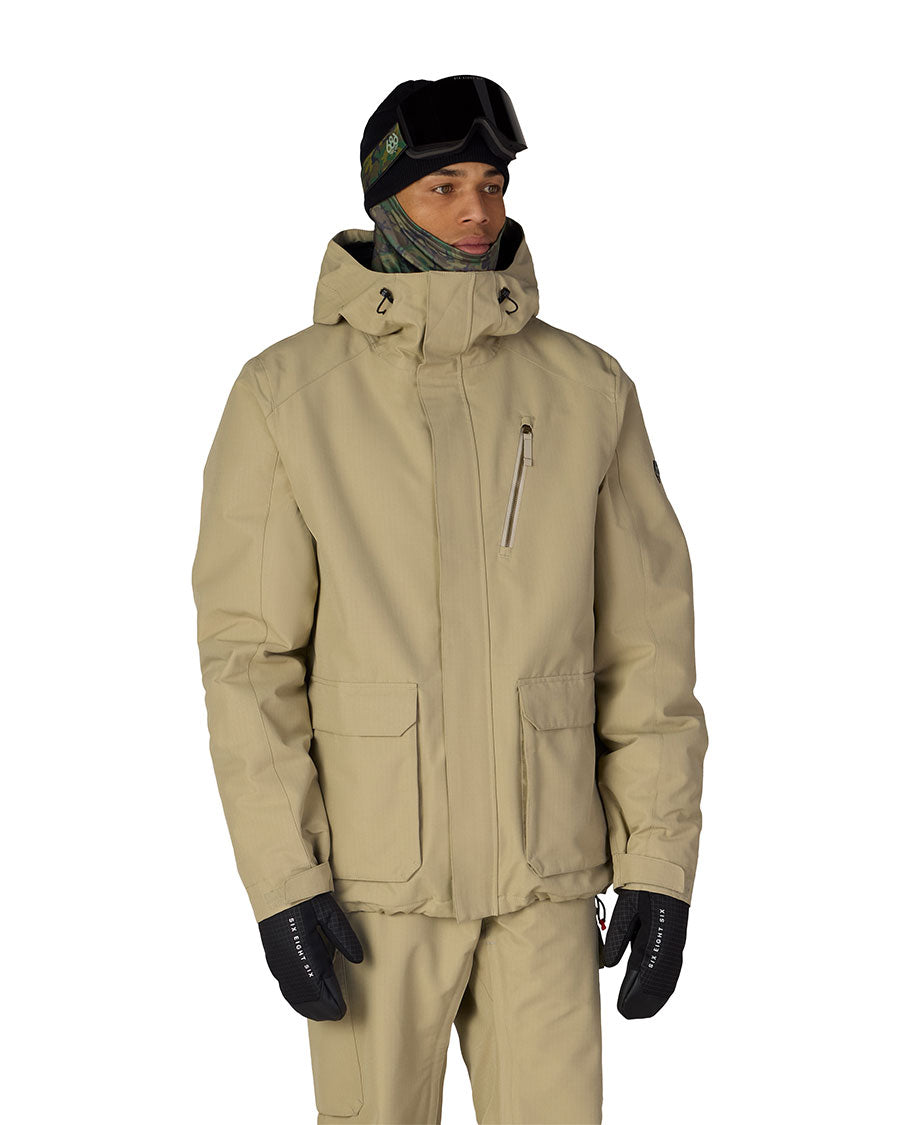 686 Men's Nightline Insulated Jacket Khaki Ripstop 2027