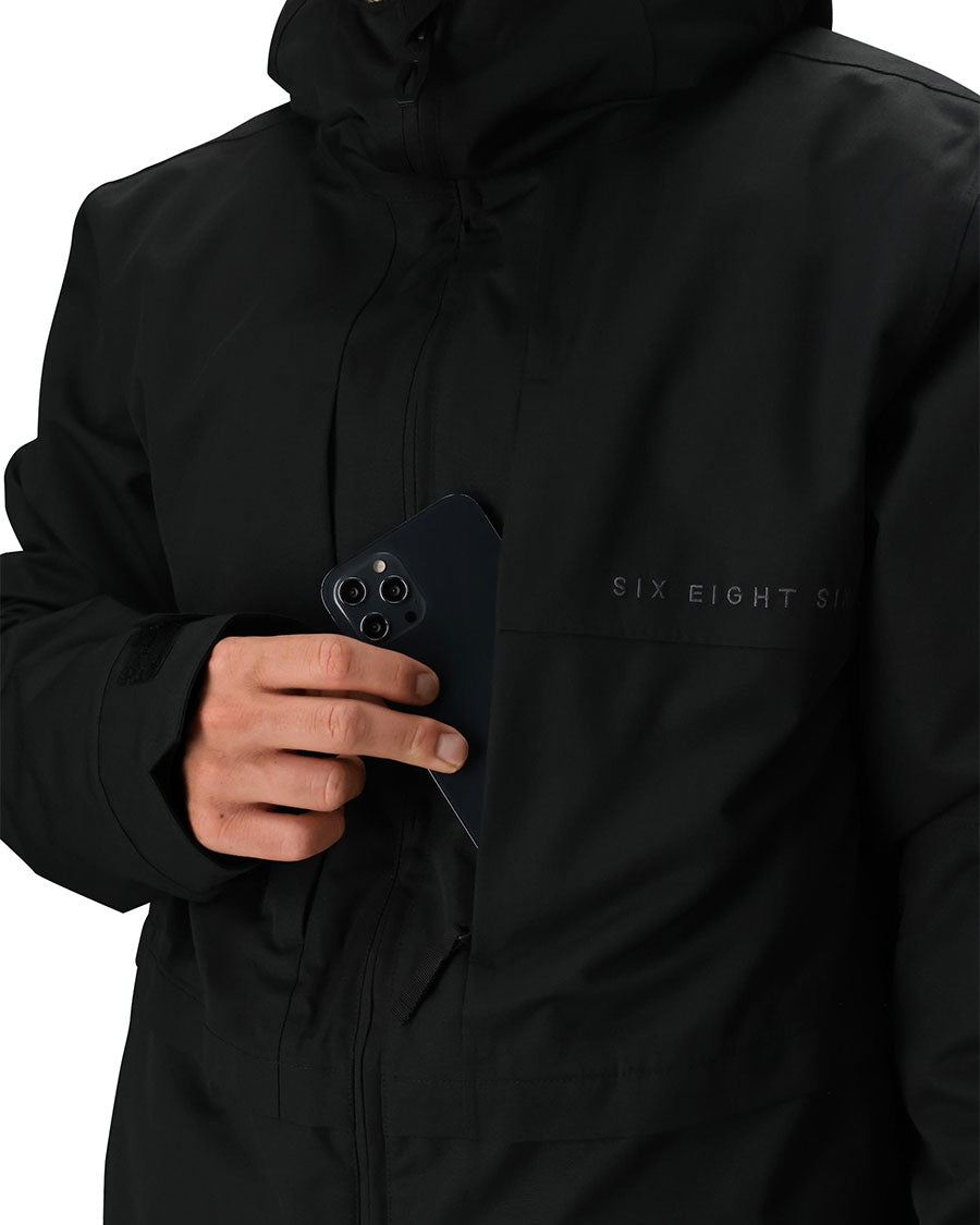 686 Men's Smarty 3-In-1 Form Jacket Black 2027