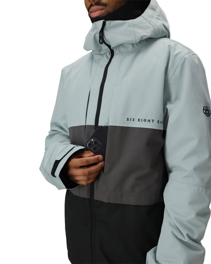 686 Men's Smarty 3-In-1 Form Jacket Dusty Marine Colorblock 2026
