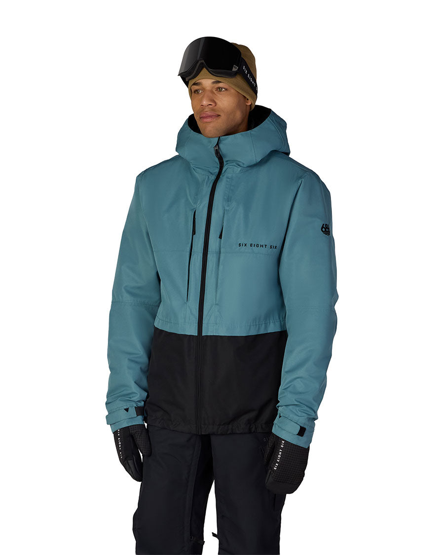 686 Men's Smarty 3-In-1 Form Jacket Pale Firn Colorblock 2027