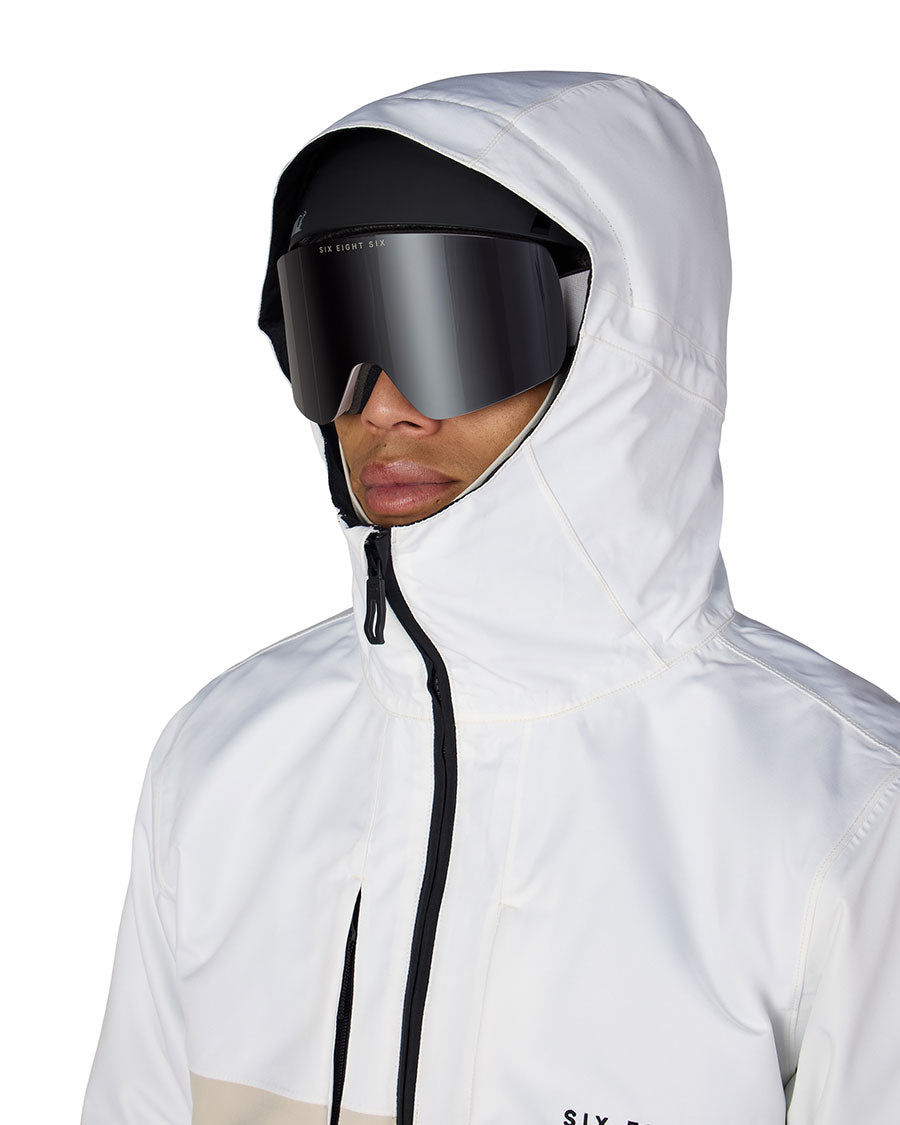 686 Men's Smarty 3-In-1 Form Jacket White Colorblock 2027