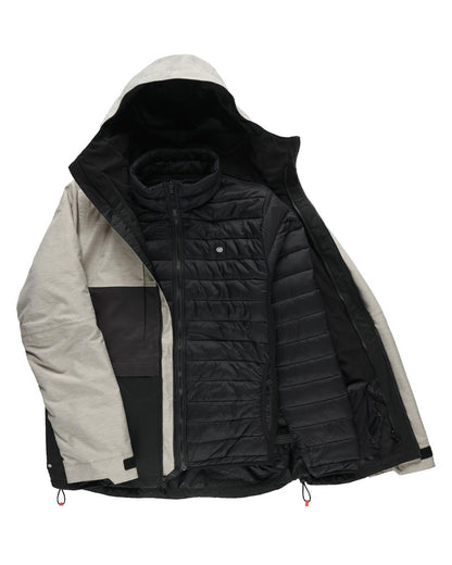 686 Men's Smarty 3-In-1 Form Jacket White Heather Colorblock 2026