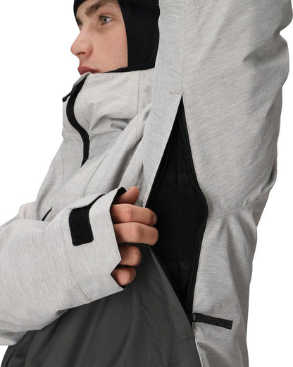 686 Men's Smarty 3-In-1 Form Jacket White Heather Colorblock 2026