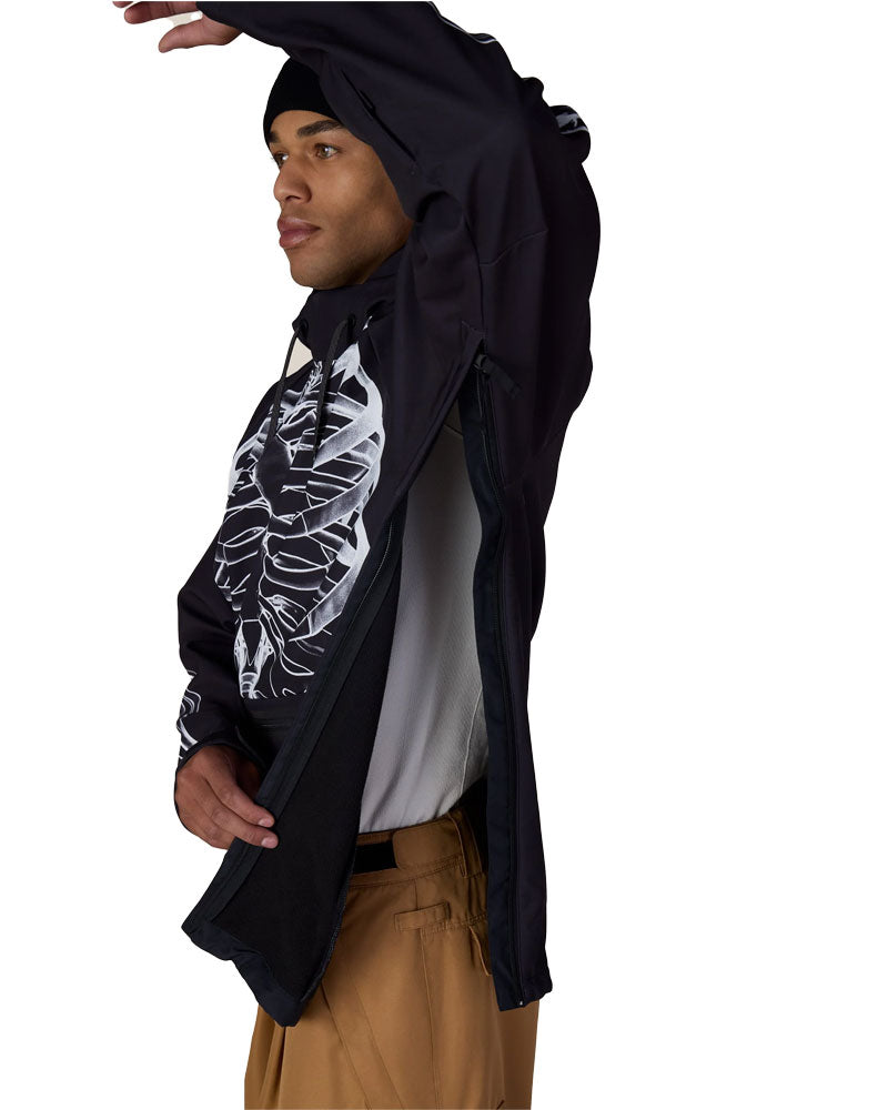 686 Men's Waterproof Hoodie White Xray 2027