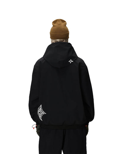 686 Men's Waterproof Team Hoodie Black Print 2026