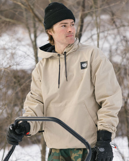 686 Men's Waterproof Team Hoodie Khaki 2027