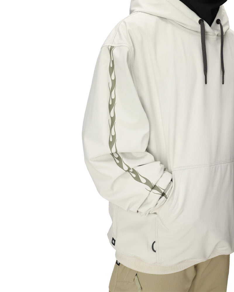 686 Men's Waterproof Team Hoodie Limestone 2026