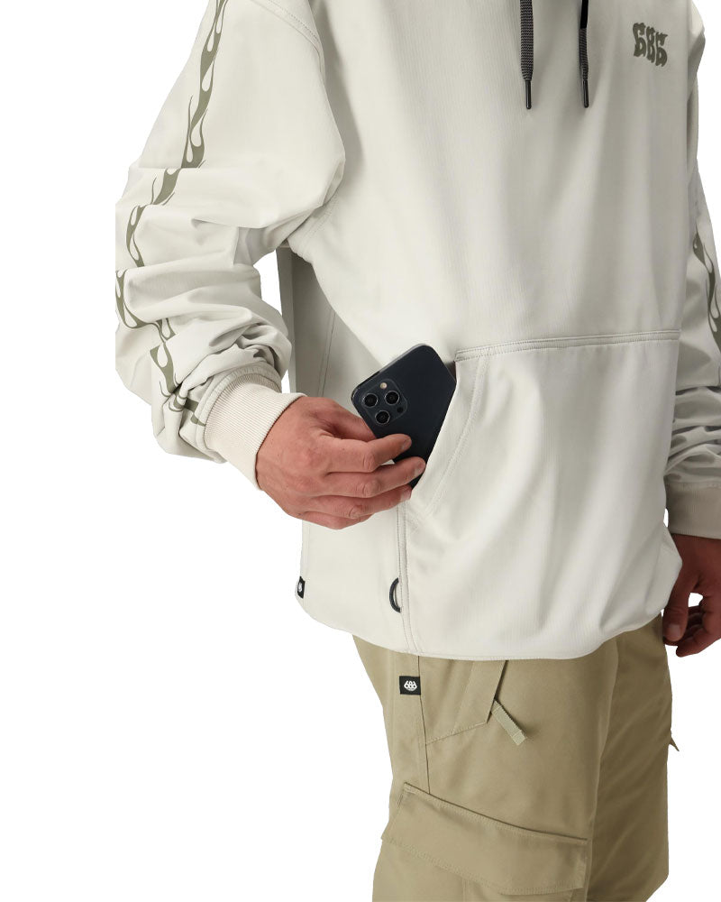 686 Men's Waterproof Team Hoodie Limestone 2026