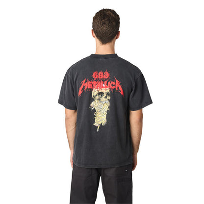 686 Metallica Pushead Relaxed T-Shirt Vintage Black