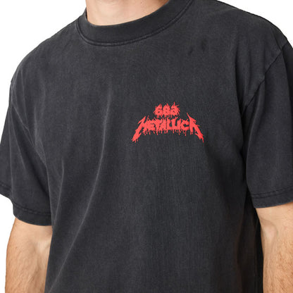 686 Metallica Pushead Relaxed T-Shirt Vintage Black