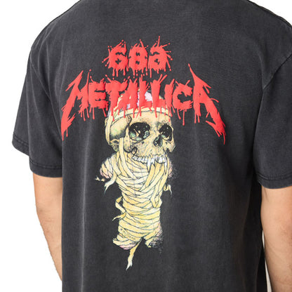 686 Metallica Pushead Relaxed T-Shirt Vintage Black