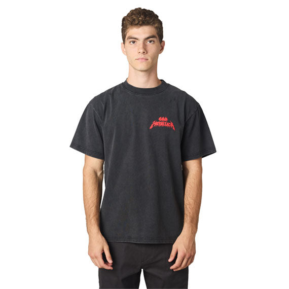 686 Metallica Pushead Relaxed T-Shirt Vintage Black