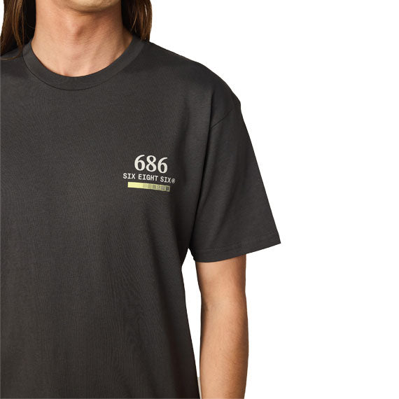 686 Paths Authentic T-Shirt Vintage Black