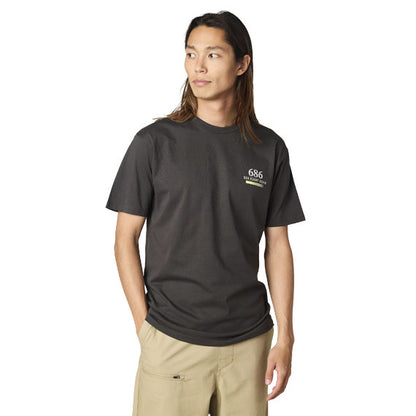 686 Paths Authentic T-Shirt Vintage Black