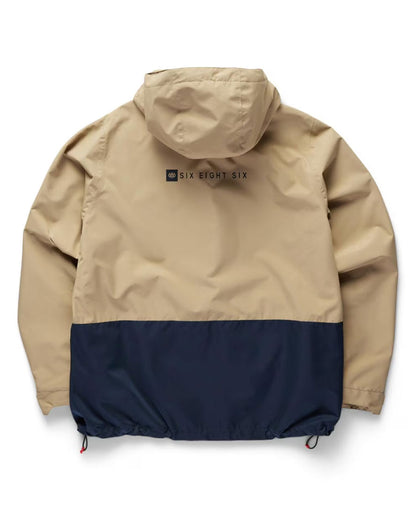 686 SIX LTD Men's LS1 Shell Jacket Khaki Colourblock 2027