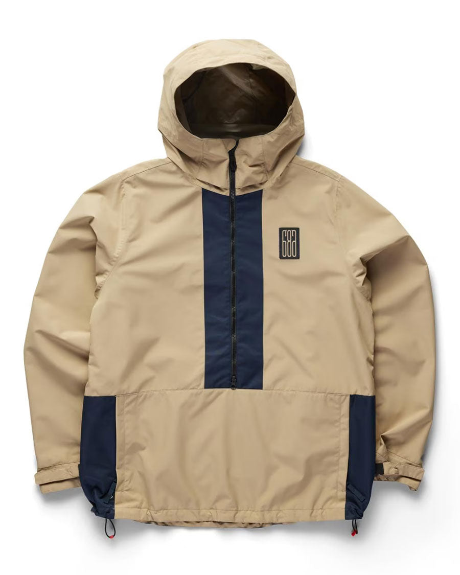 686 SIX LTD Men's LS1 Shell Jacket Khaki Colourblock 2027