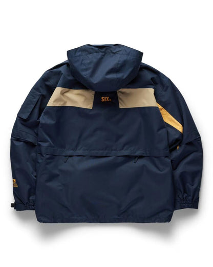 686 SIX LTD Men's Throwback Jacket Navy Colourblock 2027