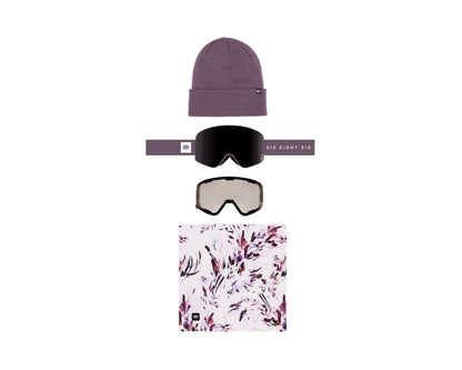 686 Smarty Magnetic Goggle Pack Black Plum + Blackk Plum Mirror + Black 2027