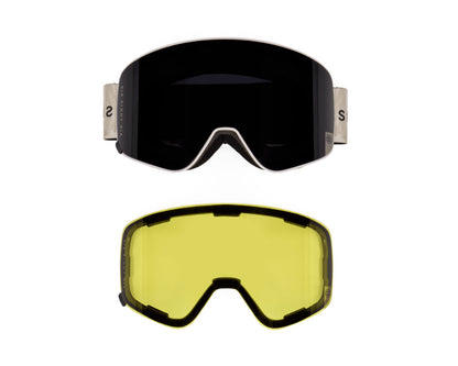 686 Smarty Magnetic Goggle Pack Limestone + Black + Amber 2027