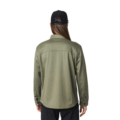 686 Whisper Knit Flannel Fatigue Green