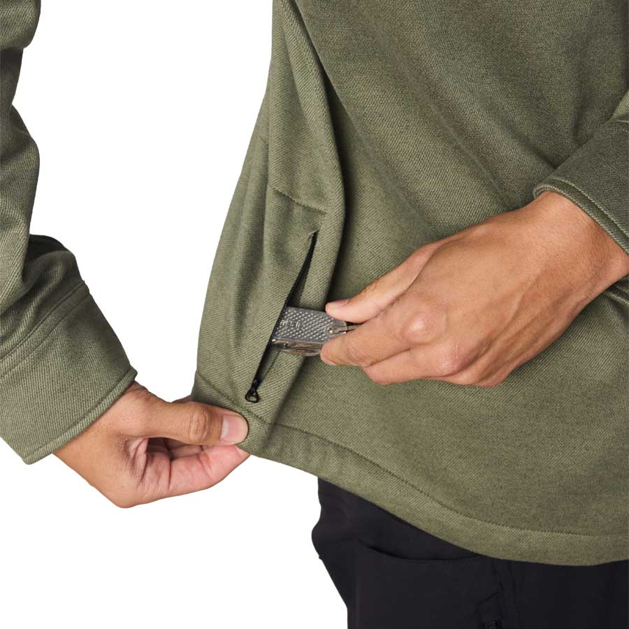 686 Whisper Knit Flannel Fatigue Green