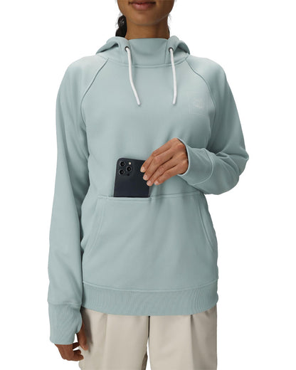 686 Women's Bonded Fleece Pullover Hoodie Dusty Marine 2026