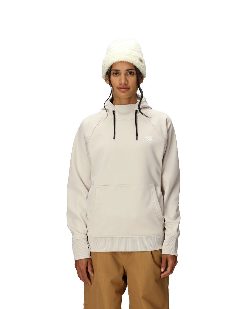 686 Women's Bonded Fleece Pullover Hoodie Limestone 2026