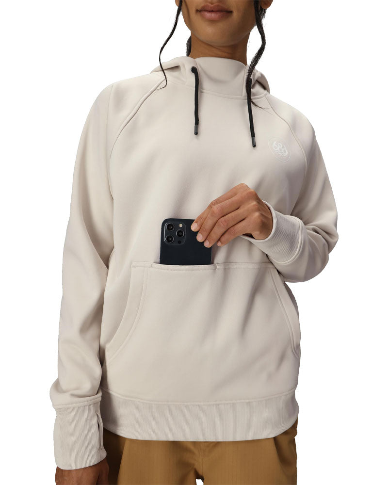 686 Women's Bonded Fleece Pullover Hoodie Limestone 2026